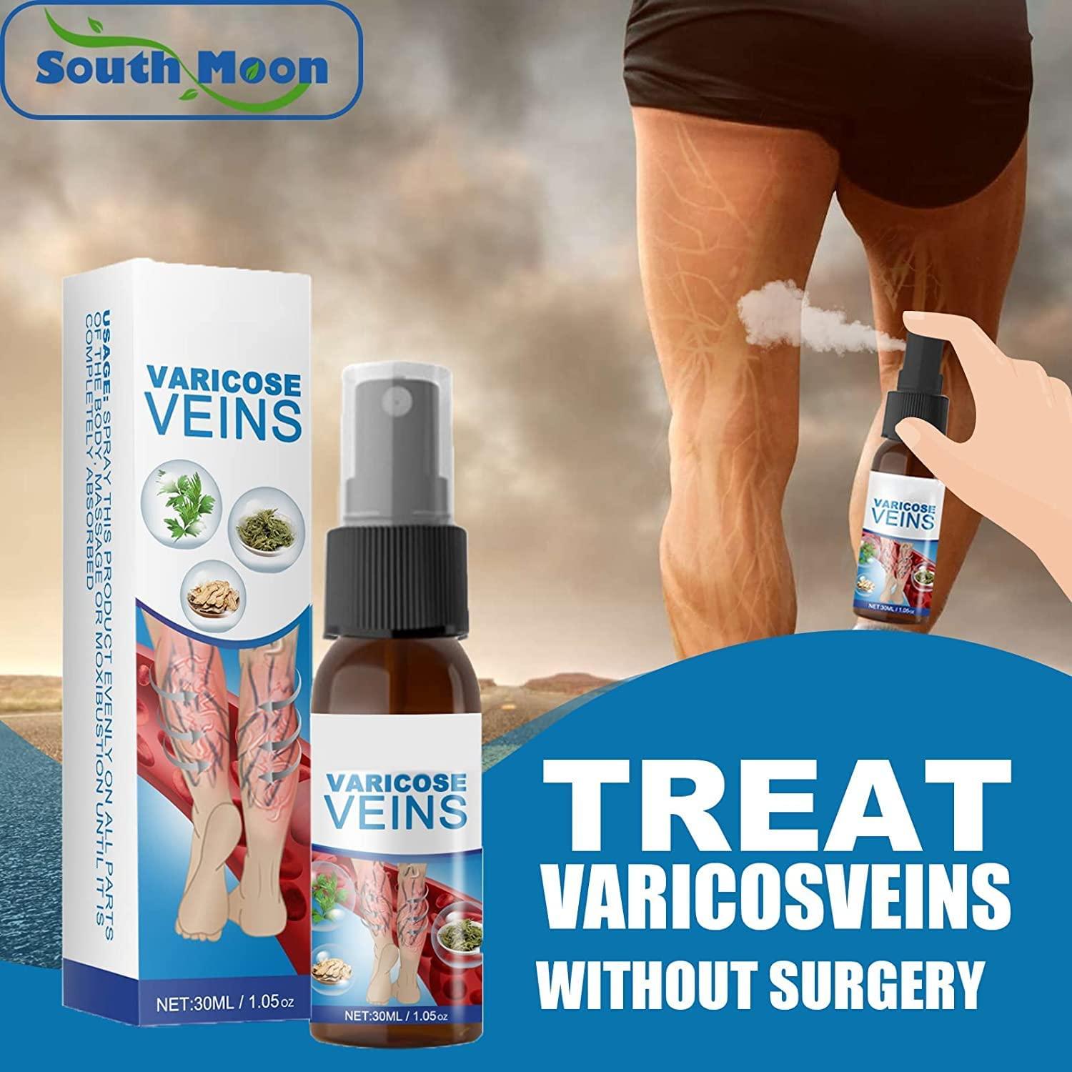 Anshka Varicose Veins Spray,Varicose Veins Care Spray,Veinhealing Varicose Veins Treatment Spray,for Legs Improve Blood Circulation,Relief Phlebitis Angiitis Varices Inflammation (1pcs)