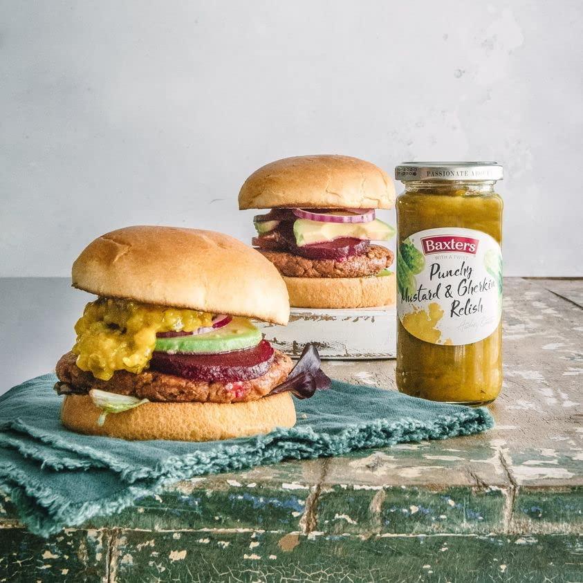 Baxters Baxters Punchy Mustard and Gherkin Relish, 225 g (Pack of 6)
