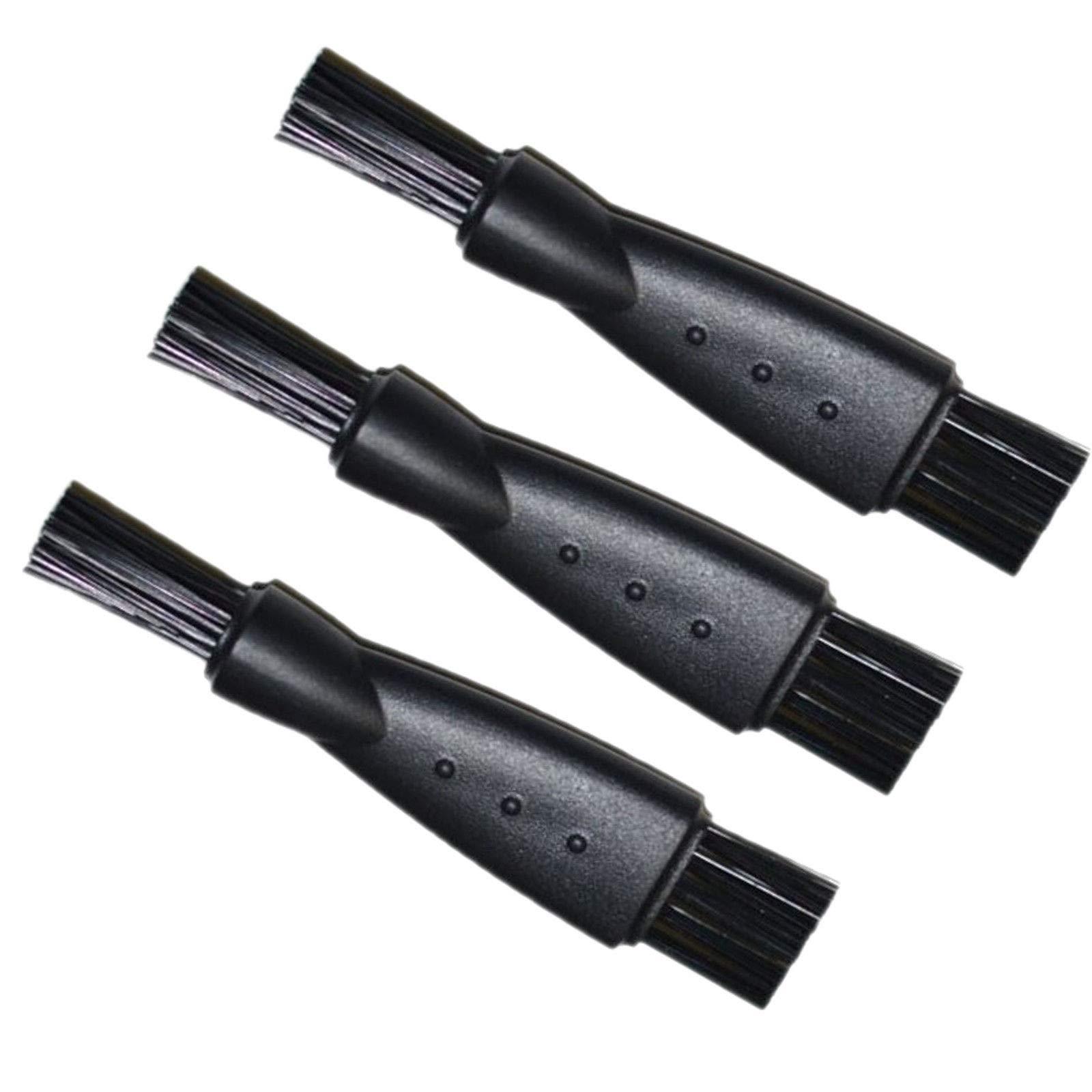 HQRP HQRP 3-pack Cleaning Brush Compatible with Philips Norelco QG3385 XA525 YS524 AT895 PT724 AT790 AT810 AT815 1190XD AT895 1255X HQ6710 HQ6725 HQ6730 RQ1062 HQ817 Electric Shaver, Trimmer + HQRP Coaster