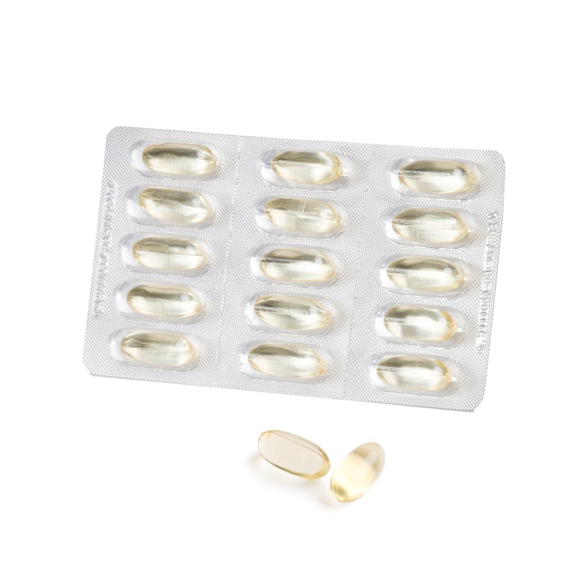 OMEGOR OMEGOR Vitality 1000-90 Capsules - Omega-3 with 800mg EPA/DHA per Capsule | The Only Omega-3 IFOS 5-Star Certified Since 2006 | 90% Omega-3 in rTG Form | High Dosage EPA and DHA