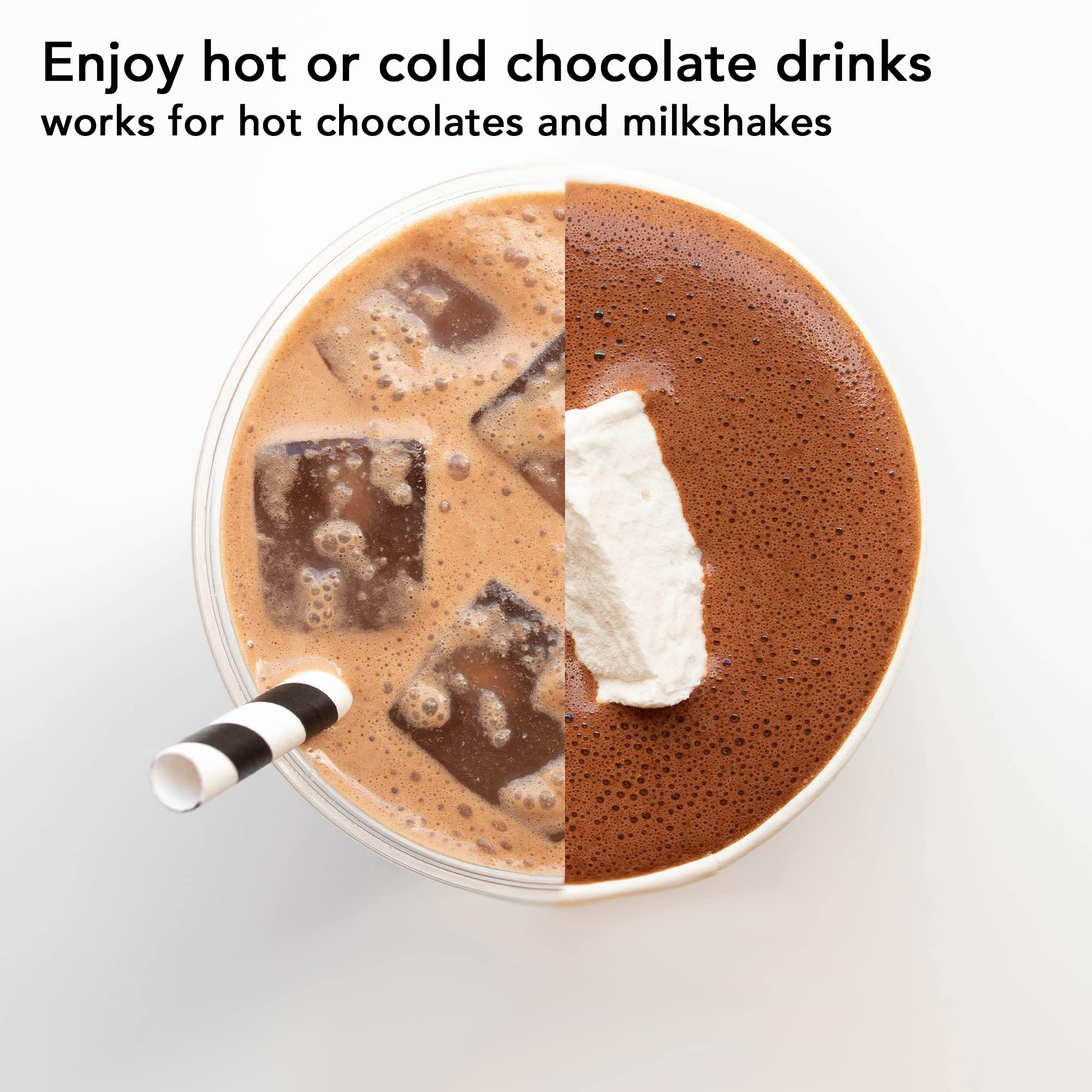 KNOOPS Knoops Luxury Hot Chocolate Flakes, 28% White Chocolate, Luxury Hot Cocoa, Luxurious Milky Treat with All Natural Ingredients | 250g (approx 7 servings)