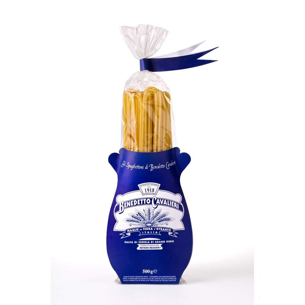 Pasta Pasta Pasta CAVALIERI Box Tasting Pasta 3.0 KG: SPAGHETTONI - RUOTE PAZZE - RIGATONI - MEZZE Maniche - LINGUINE - FUSILLI Handmade Product Made in Italy