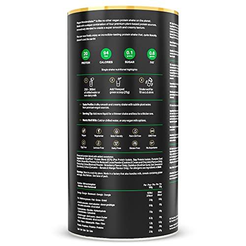 Protein Works Protein Works - Vegan Wondershake, Vegan Protein Shake, High-Protein Plant-Based Nutrition, 30 Servings, Double Chocolate, 750g