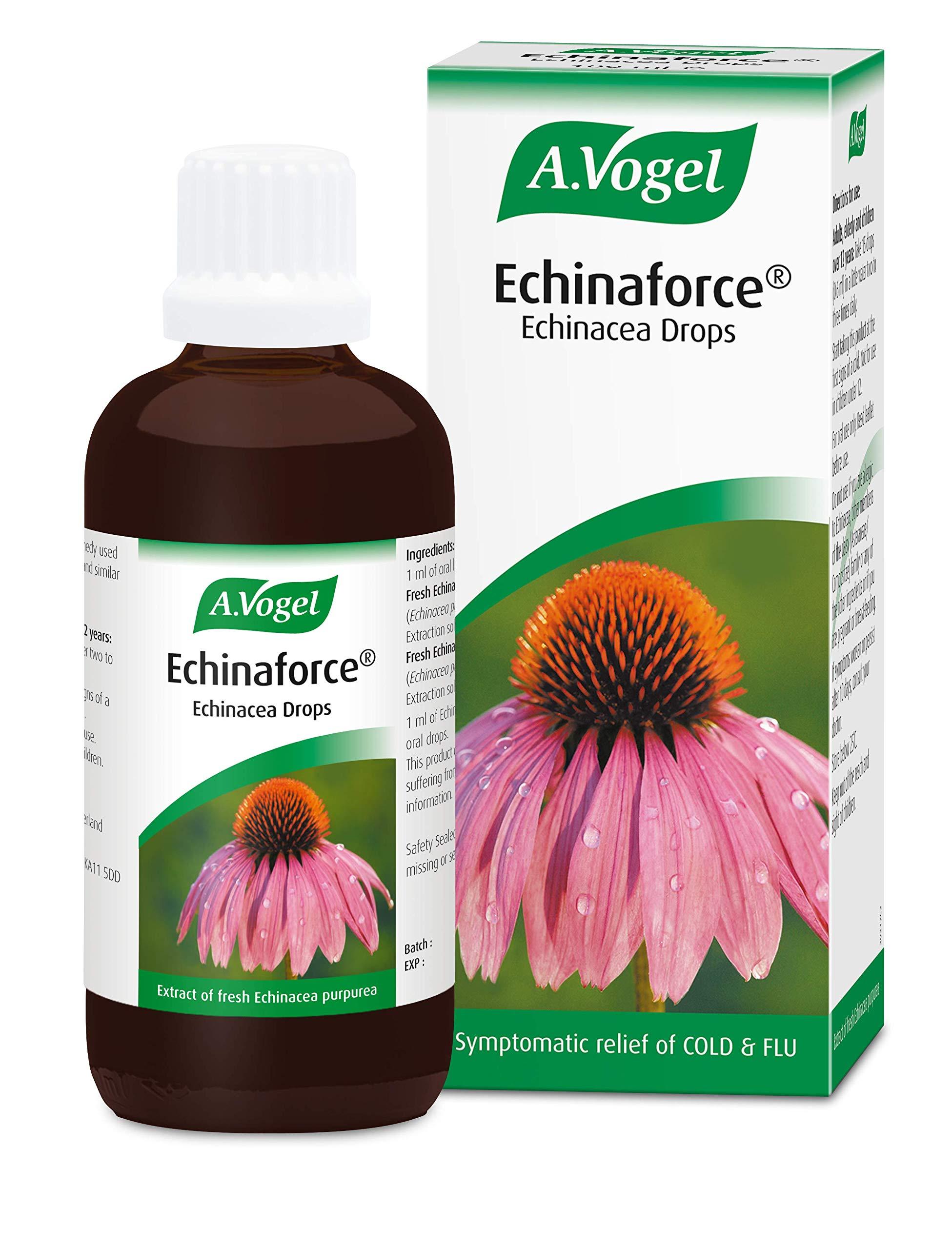 A.Vogel A.Vogel Echinaforce Echinacea Drops | Relieves Cold & Flu Symptoms by Supporting The Immune System | 100 ml