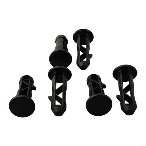 Vilgftyiet 3 Pairs of Wheelie Bin Lid Hinge Pins, Essential Component Black Plastic For 240L Trash Bins(3 pairs)
