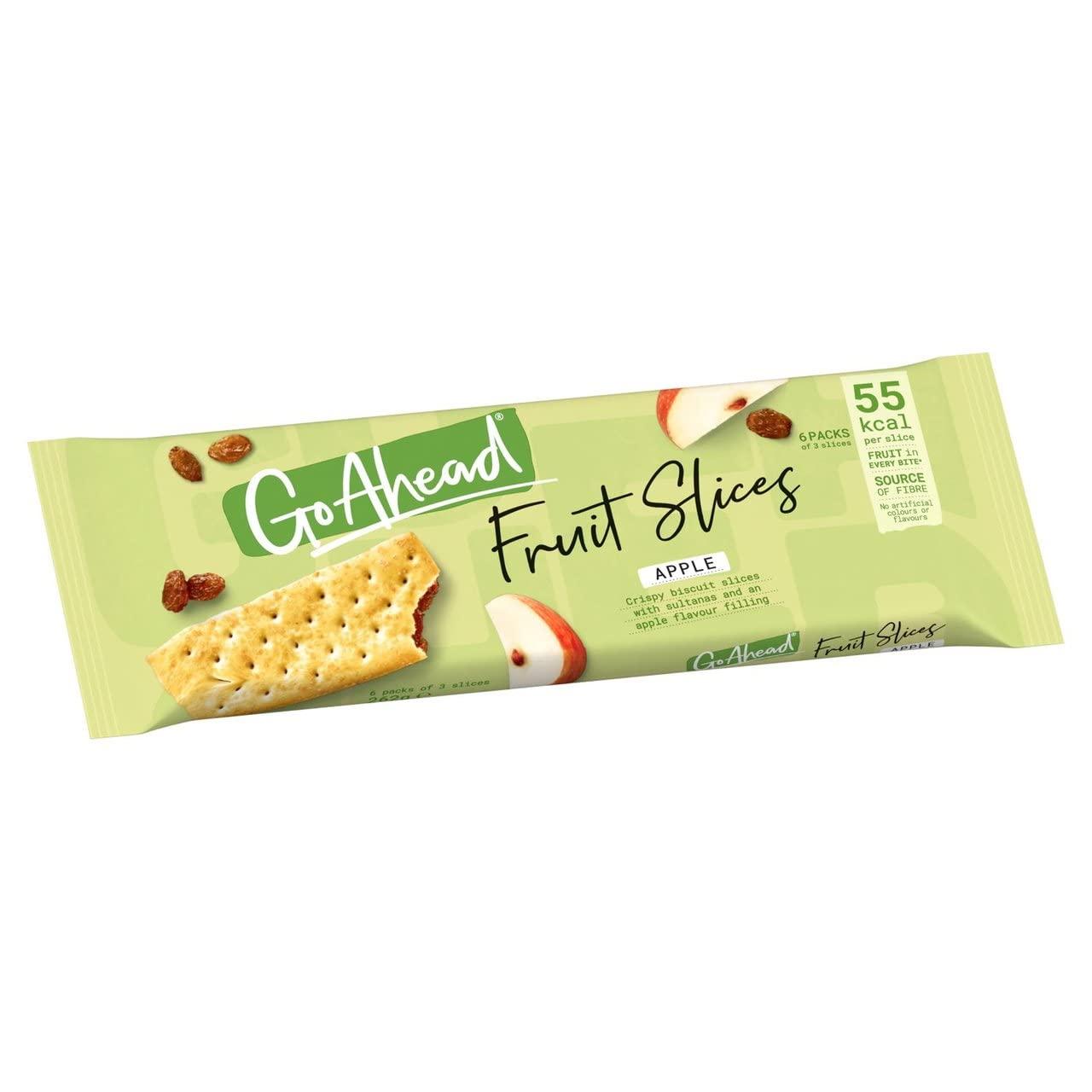 McVitie\'s Go Ahead Apple Crispy Fruit Slices Bars 5pk