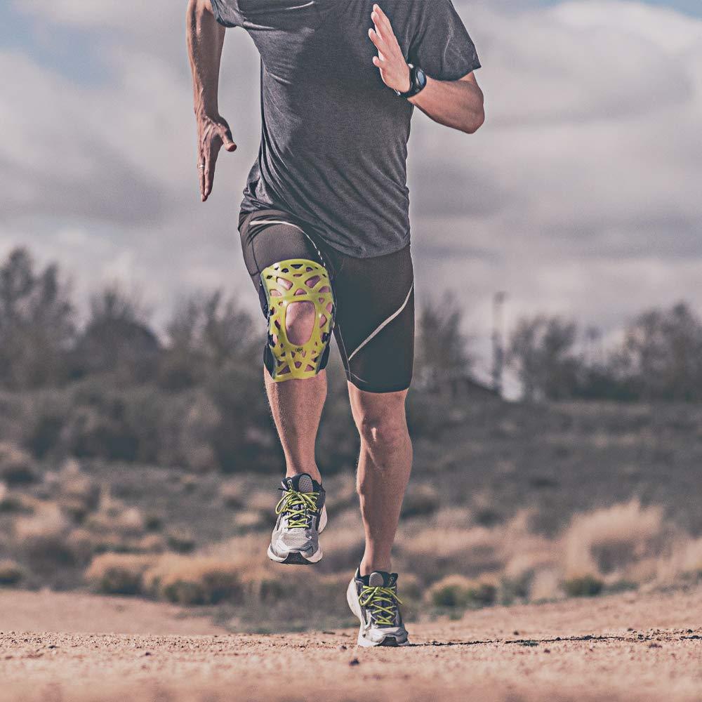 DonJoy Performance DonJoy Performance WEBTECH Knee Support Brace for Men and Women | Knee Pain Relief Support with Compression Undersleeve | Silicone Web Technology with Silicone Web Technology: Black, X-Large