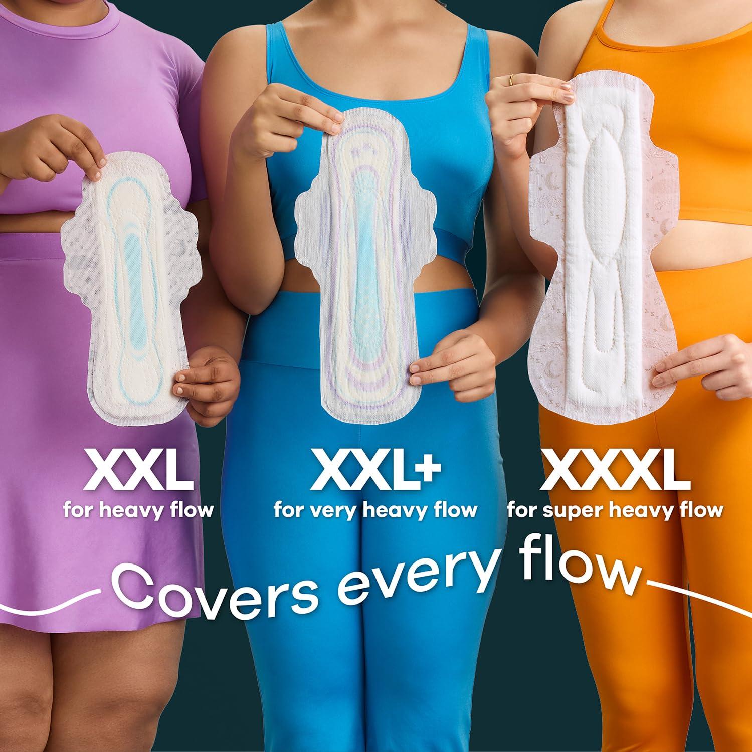 Whisper Whisper Ultra Night Sanitary Pads for Women, XXXL 20 Napkins