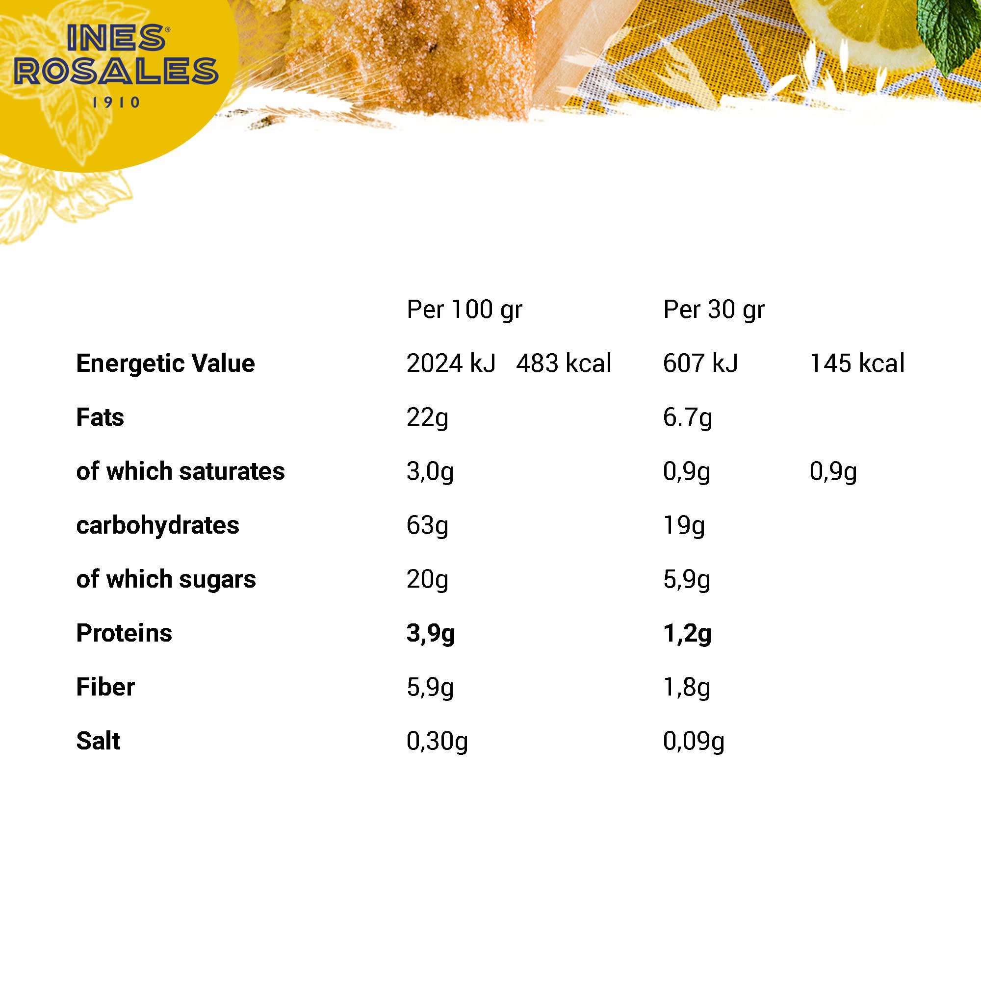 Ines Rosales Ines Rosales Lemon Sweet Olive Oil Tortas, Delicious Vegan Biscuits, Spanish Snacks, 14 x 120g