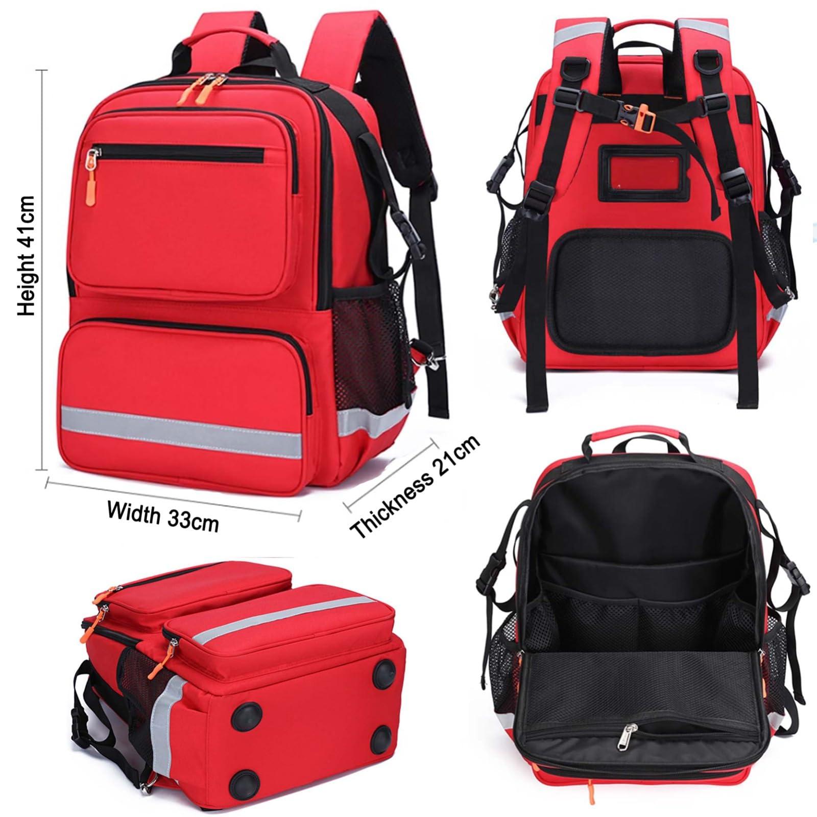 Cubstone Cubstone Wheelchair Backpack, Back of Seat Bag for Mobility Scooters-Large Wheelchair Accessories Bag with Reflective strip - Power & Manual Wheelchair Backpack Pouch for Adult-Bag Only (E)