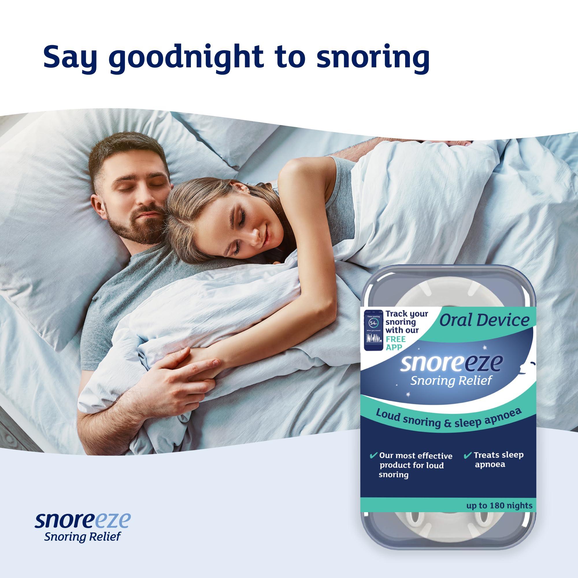 Snoreeze Snoreeze Anti Snoring Oral Device - Adjustable mouthguard, Snore Stopper Mouthpiece, Sleep aid to Reduce snoring & Sleep Apnoea for Men & Women