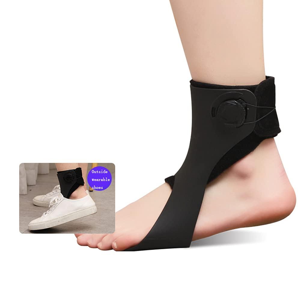FreshCart Basics Foot Drop Orthosis, Adjustable AFO Ankle Orthosis Splint Support, Foot Drop Brace Corrector for Improved Walking Gait, Pain Relief and Relieve Pressure