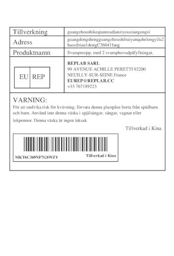 FreshCart Basics Sponge Mop, With 2 Sponge Head Refills, PVA Sponge Squeeze Roller Mop For Cleaning Floors, Efficient Cleaning Absorbent Sponge Mop, Home Cleaning Tools, For Cleaning Laminate, Tile