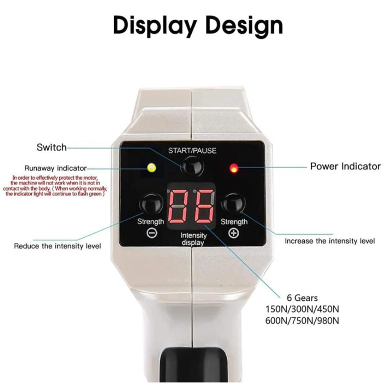 JINTAOMA JINTAOMA Chiropractic Gun, Chiropractic Adjusting Tool Instrument Electric Impulse Gun Actuator Massager Professional Massage Equipment Magnetic Therapy Massage Gun,Gold