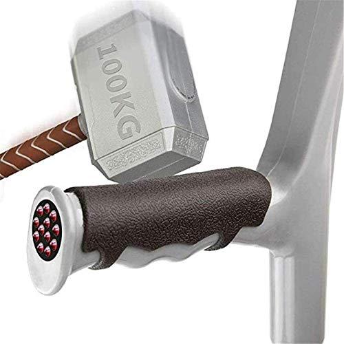 BEABAG Portable Crutch Folding Elbow, Aluminum Alloy, Elbow, Folding Adult Elbow Forearm Crutches, Collapsible Medical Arm Cuff Crutch Walker with Height Adjustable, Portable Lightweight Aluminum A