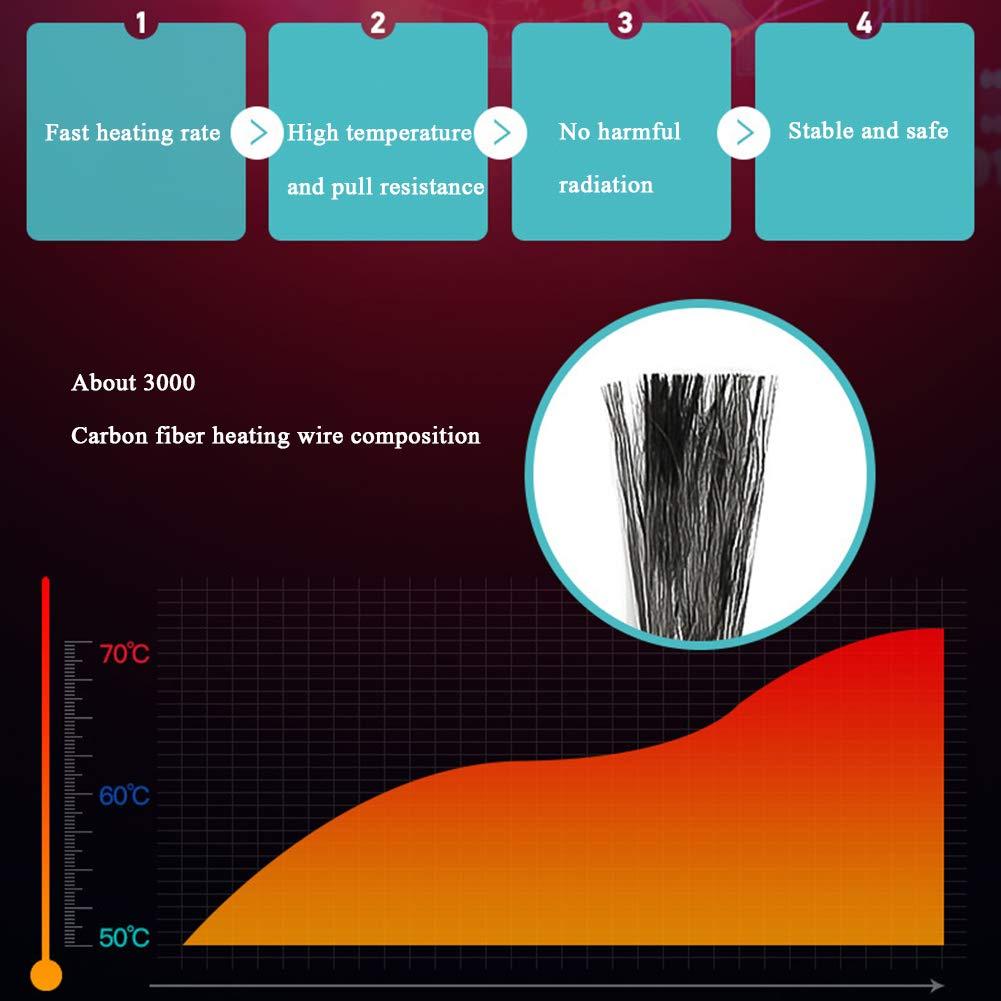 LIJBN Ankle Warmers,Heated Ankle Brace Wrap Heated Foot Socks Hot Therapy Foot Wrap Compression Support for Achilles Tendonitis, Sprain Swelling,Arthritis,Injury Joint Recovery Fit Left And Right Foot
