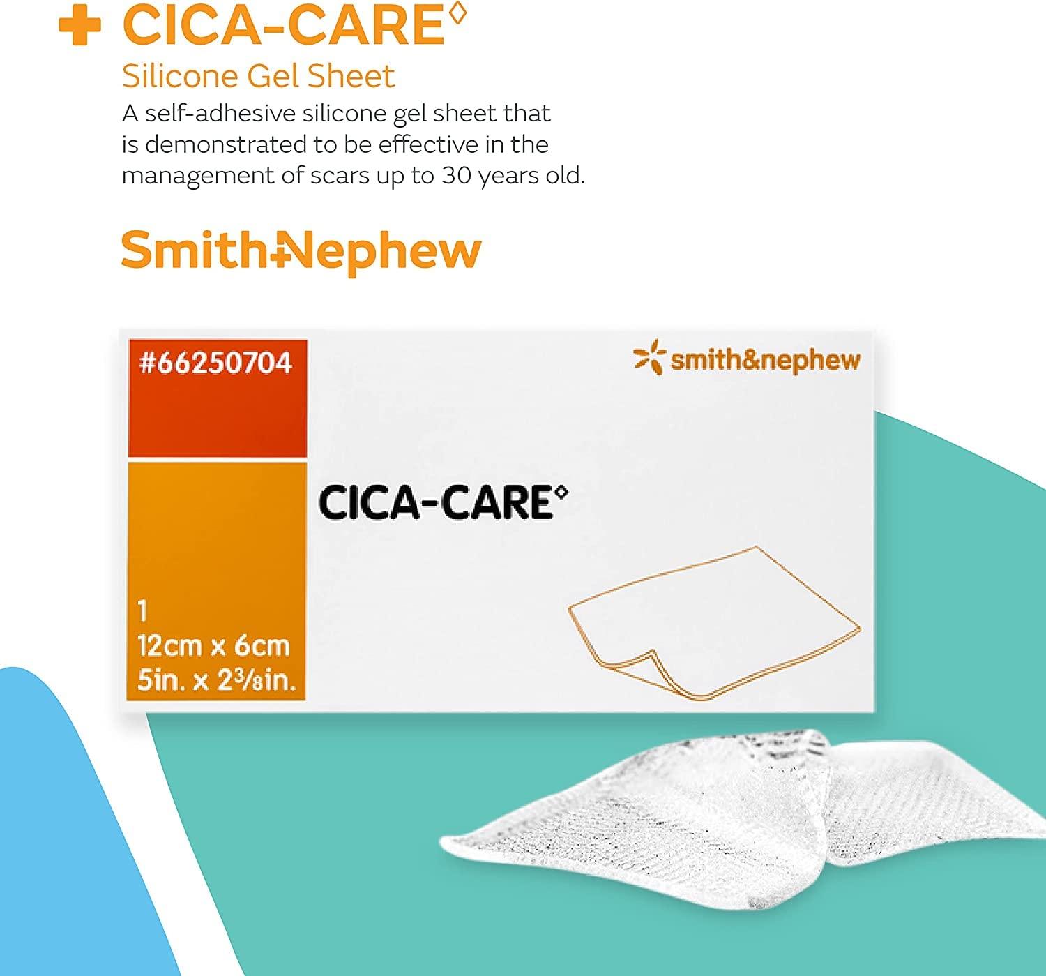 Smith & Nephew Cica-Care Silicone Gel Sheet 12cm x 6cm - 1 Sheet