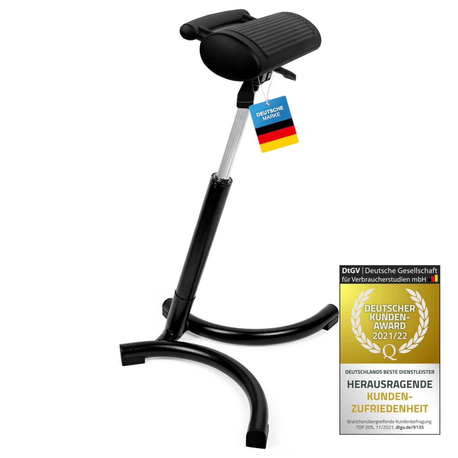 Werkfox Werkfox Standing Stool Ergonomic height adjustable stool; Standing aid workshop stool standing chair for desk, office, industry.