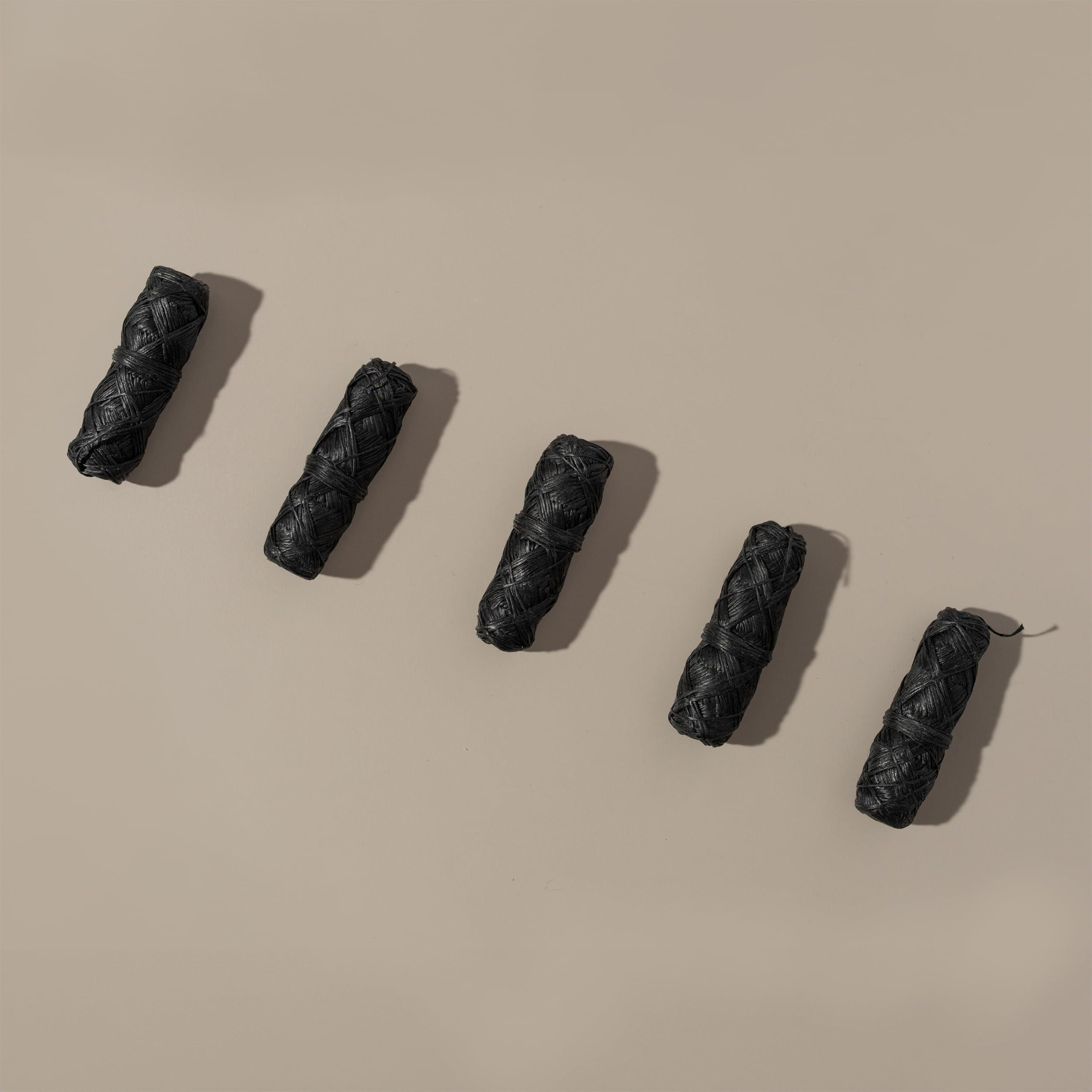 TreeBird Biodegradable Bamboo Charcoal Eco Floss Refills | Refill 5-Pack | Vegan & Cruelty-Free | Zero Waste Dental Care | Mint