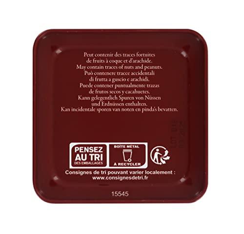 Pasticceria Passerini dal 1919 Pasticceria Passerini dal 1919 Jardin Bleu, Rhubarb and Strawberry-Flavoured Black Tea, 100g / 3.52oz Loose Leaf Tea in Tin, Dammann Frères