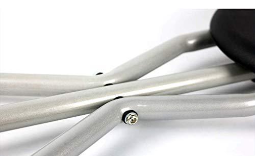 HWSY Cane Stool,Foldable Walking Sticks Stool,Walking Stick With Seat Aluminum Alloy Crutch Chair Tripod Walking Stick Stool Walker Old Man Lightweight Folding Non-slip Walking Stick,Grey Interesting