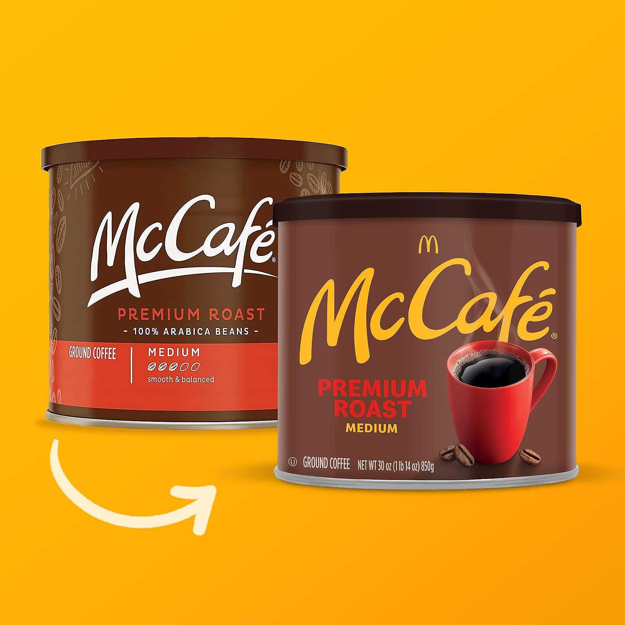 McCafe McDonalds McCafe Premium Roast Medium Ground Coffee 850g