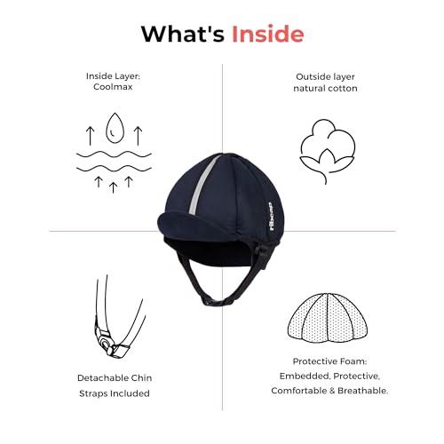 Ribcap Ribcap Hardy Medical Helmet | Navy Blue | Small (53-55 cm) | Protective Medical Helmet for Adults | Padded Helmet For Elderly Falls | Epilepsy Seizure Helmet | Fashionable & No Stigma