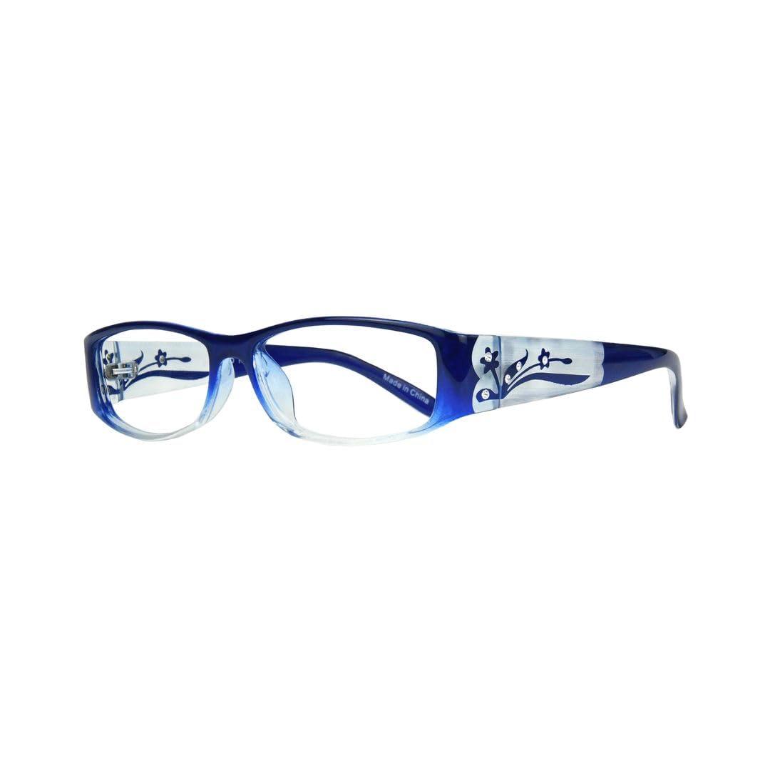 EYEBOGO EYEBOGO Kaylee Stylish Reading Glasses for Women (Blue, 3.75)