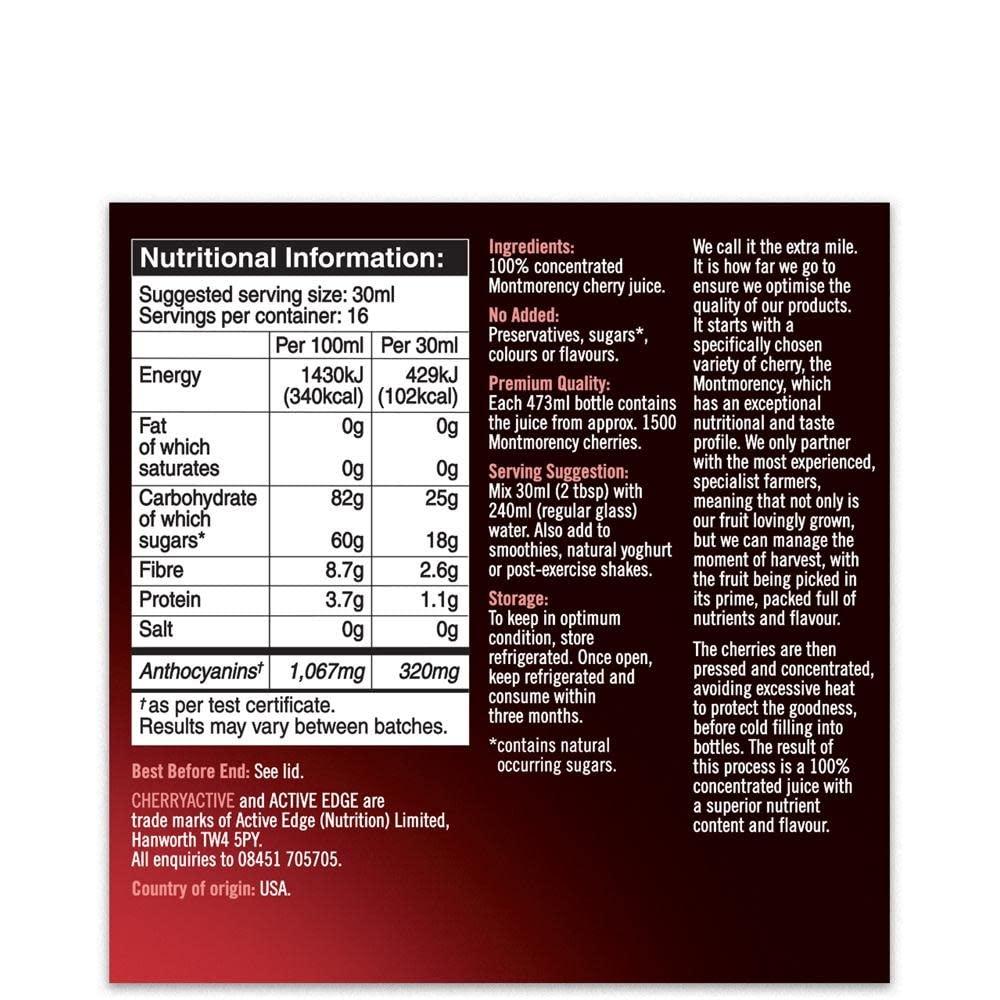 Active Edge CherryActive Concentrate 946ml by Active Edge