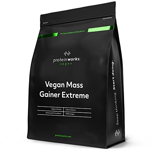 Protein Works Protein Works - Vegan Mass Gainer Extreme | High Calorie Protein Powder | Weight Gainer | Vitamins & Minerals | 10 Shakes | Cookies \'n\' Cream | 2kg
