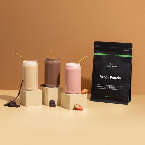 Protein Works Protein Works - Vegan Protein Powder, Plant Based Protein Shake, Vegan Blend, Gluten Free, 16 Servings, Chocolate Bueno, 500g