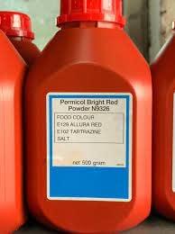 Generic Bright Red Food Colour Powder 500g Bottle | Permicol | N9326