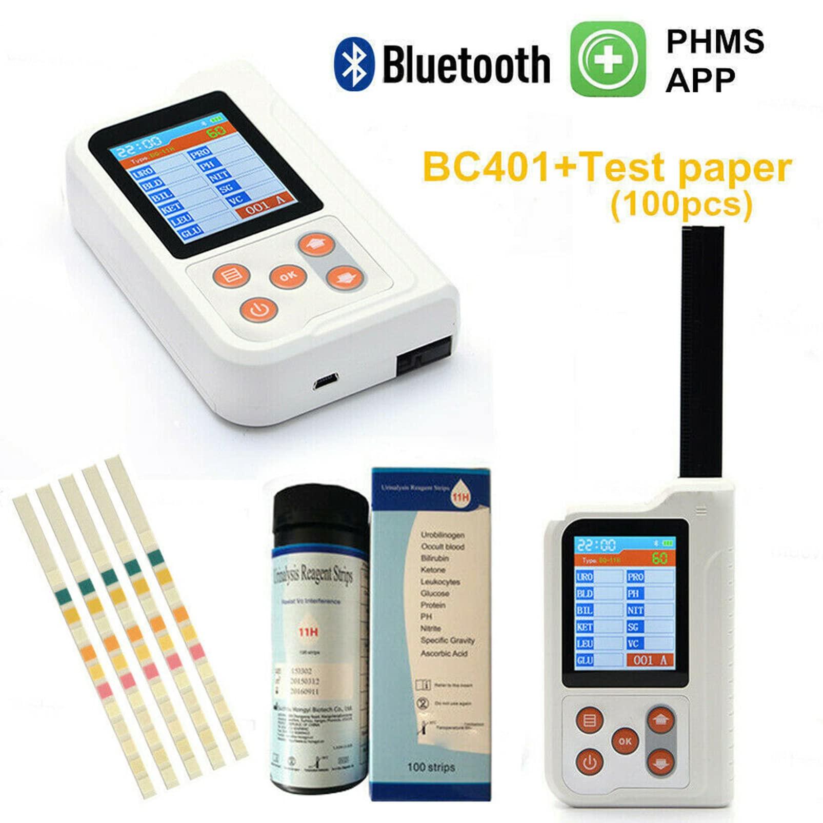 FreshCart Basics Digital Urine Analyzer for Home, 11 Routine Analysis Testing Instruments with PH Test Strips - Hospitals and Clinics Quality Testing at Home