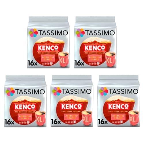 Tassimo Tassimo Kenco Americano Grande XL Coffee Pods x16 (Pack of 5, Total 80 Drinks)