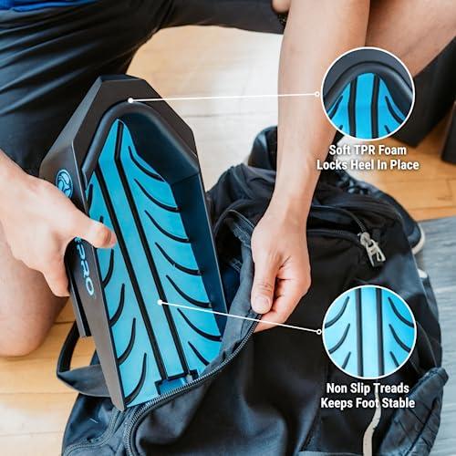 CALFPRO CalfPro Deep Calf Stretcher - Slant Board Stretching for Plantar Fasciitis & Achilles Tendonitis, Feet Mobility & Heel Pain Relief, Incline Wedge for Strained Ankle - Foot Rocker Stretch Replacement