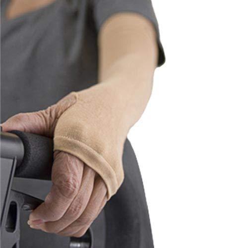 GeriGlove GeriGlove Prevent Products, Inc Elderly Skin Protector, Thin Skin & Tear Protective Arm Sleeve - Made in USA One Pair per Package (XX-Large/Beige)