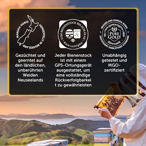PURE GOLD Manuka Honey 300+ MGO Certified Pure Gold Premium Manuka Honey 250g