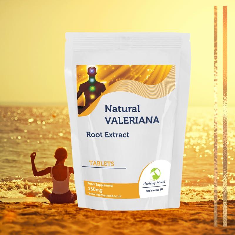 Healthy Mood Valeriana Root Extract Concentrate 120 Tablets Sleeping Pills Anti-Stress Insomnia
