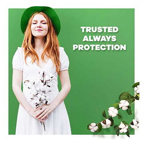 Always Always Cotton Protection Ultra Normal Sanitary Towels, Size 2 With Wings, 90 Pads, 100% Organic Cotton Topsheet