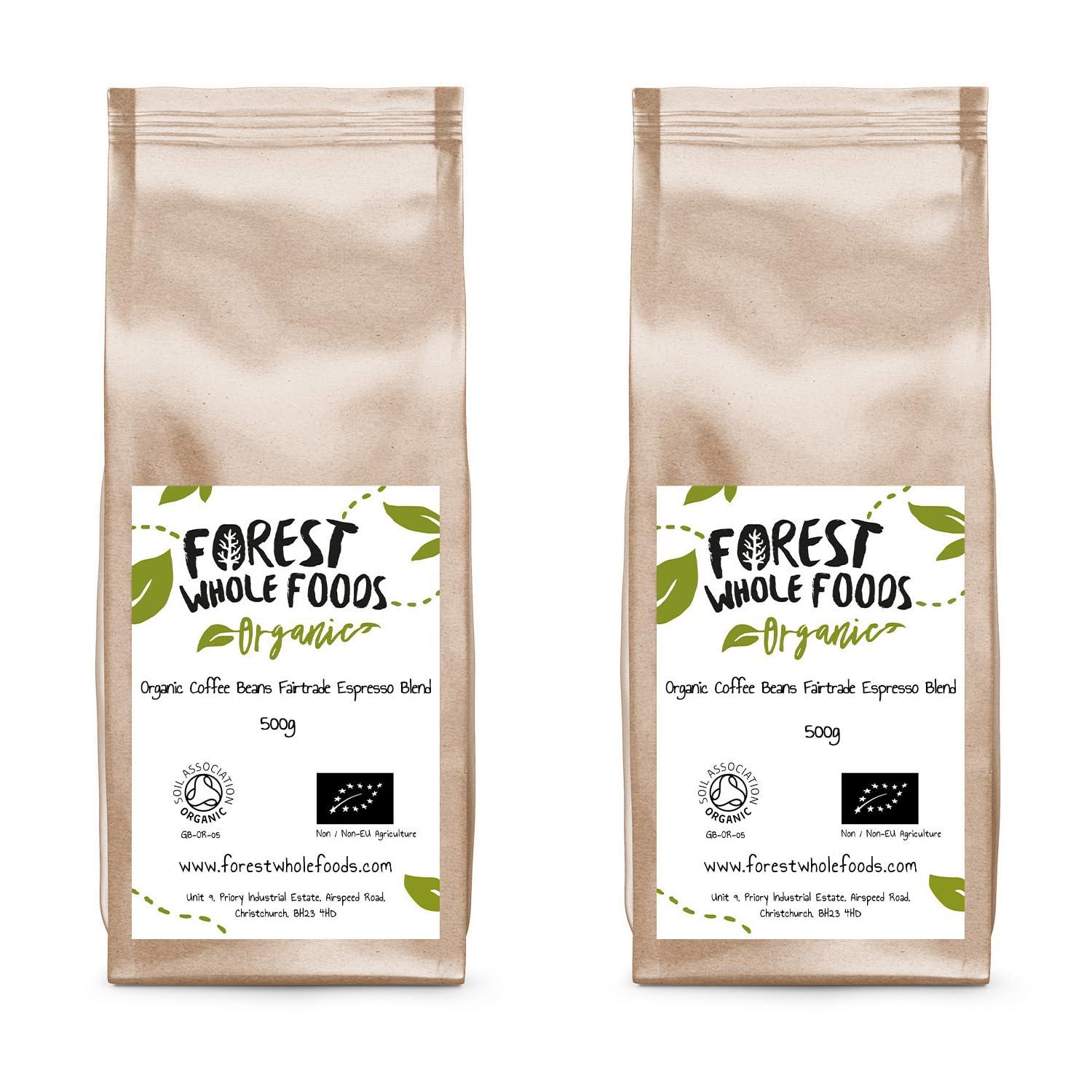 Forest Whole Foods Organic Coffee Beans Fairtrade Espresso Blend - Forest Whole Foods (1kg)