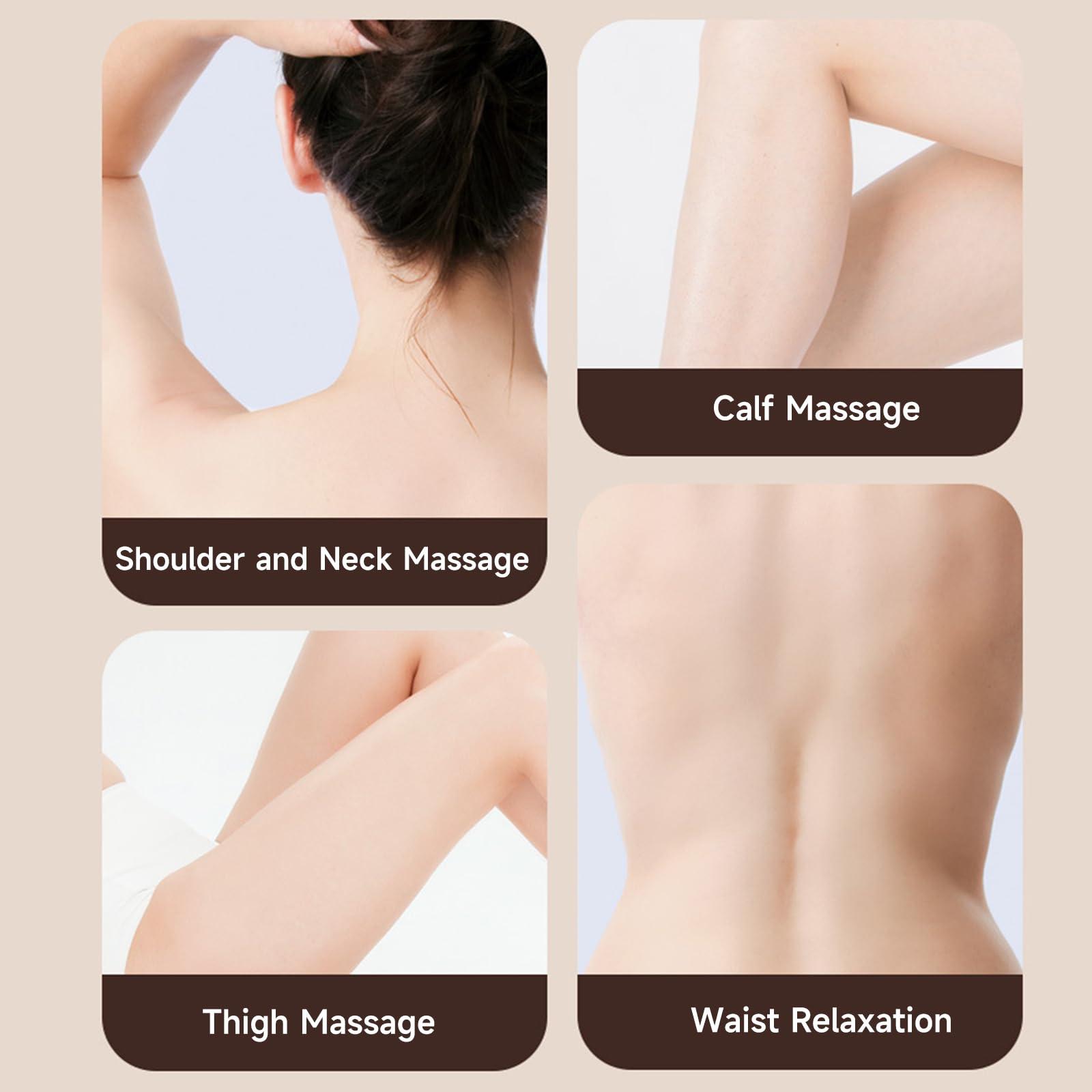 KULSUM Neck Massager, Back and Shoulder Hot Compress Massager, Two Modes, Shiatsu Massager for Neck, Back, Shoulder, Foot and Leg with Overheating Protection, Gifts for Women and Men