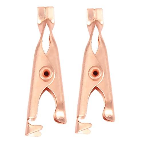Dawafit Dawafit 1 Box/12Pcs Copper Skin Tag Remover Clips Wart Tag Extractor Copper Tag Out Skin Tag Removal Tool