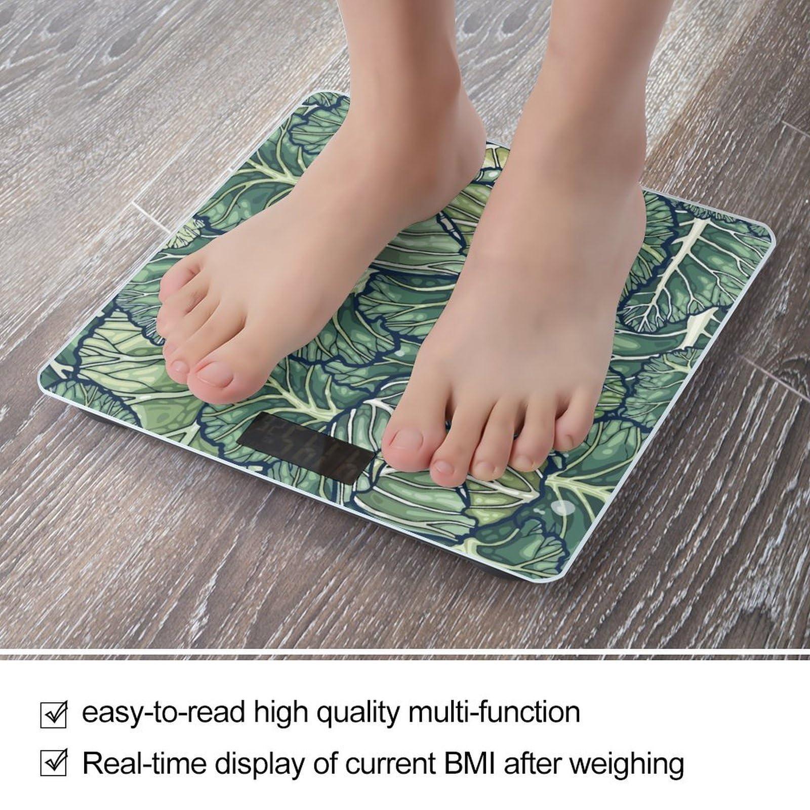Generic044 Vegetable Cabbage Fashion Weight Scale LCD Display Digital Scales For Body Weight Fit Bathroom Office Gym
