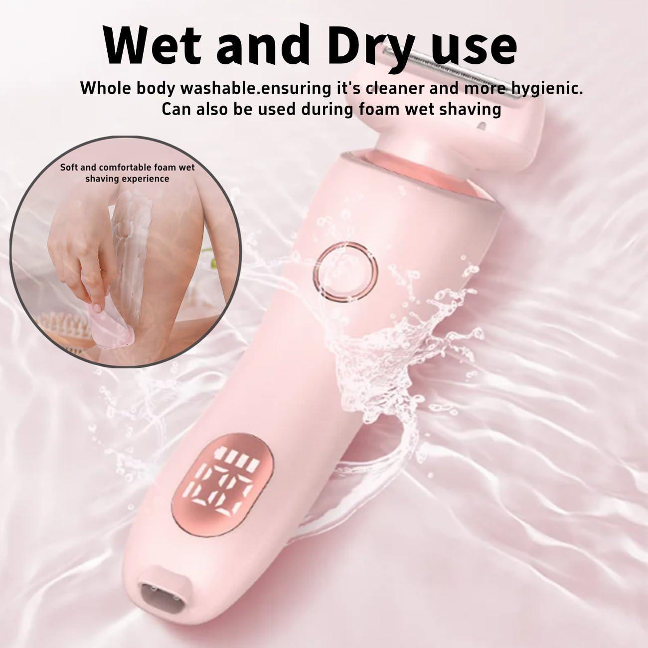 MOHXFE Gleam Pro 3.0 Shaver for Women by Women,Smooth Shave Pro,Electric Shaver for Women,2 in 1 Electric Shaver Razors,Ipx7 Waterproof and Rechargeable,Suitable for Sensitive Areas (1PC-A)