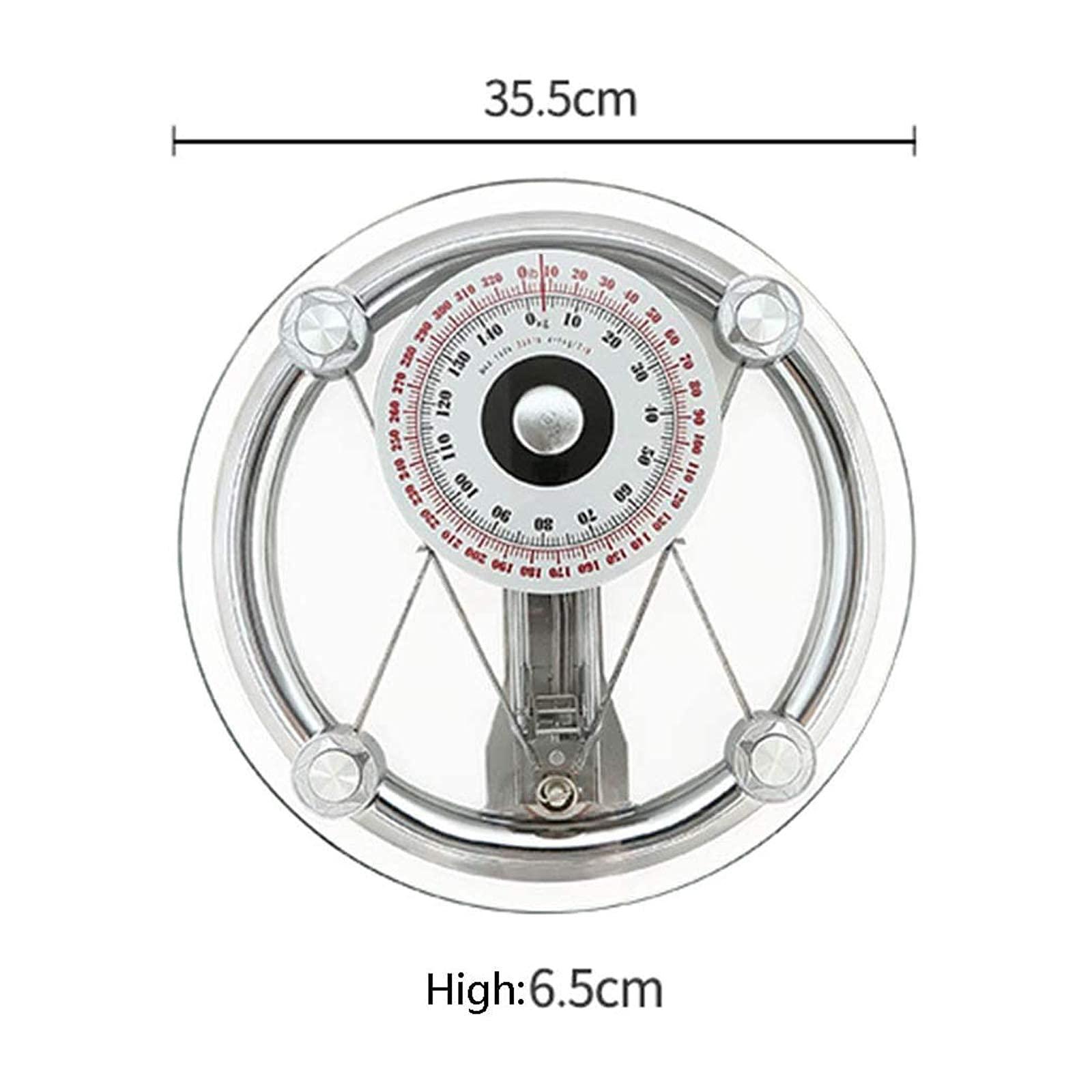 Generic Bathroom Scale Mechanical, Health+ Bathroom Body Scales Large Dial Analog Precision, Measuring Lb Kg,Up To 150Kg / 330Lb Digital Scale