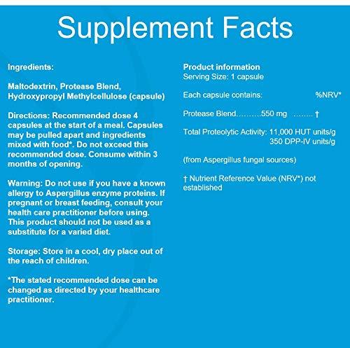 Metabolics Enzymase Pro3 by Metabolics | Enzyme Complex Capsules | A Protease Blend Containing 3 Active Peptidase Enzymes - Additive Free Enzyme Supplement