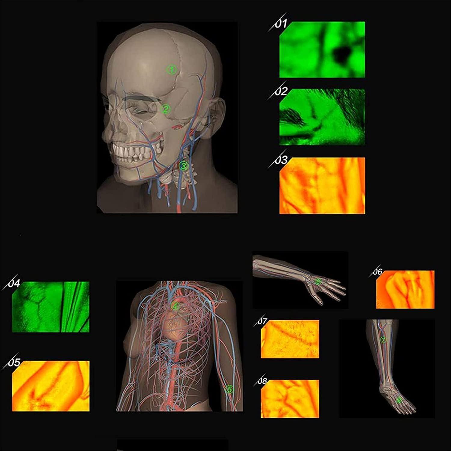 NAKEAH NAKEAH Vein Finder, Medical Vein Viewer Finder Display Machine, Vein Illuminator Device Light, Imaging Vein Finder for Adult and Children