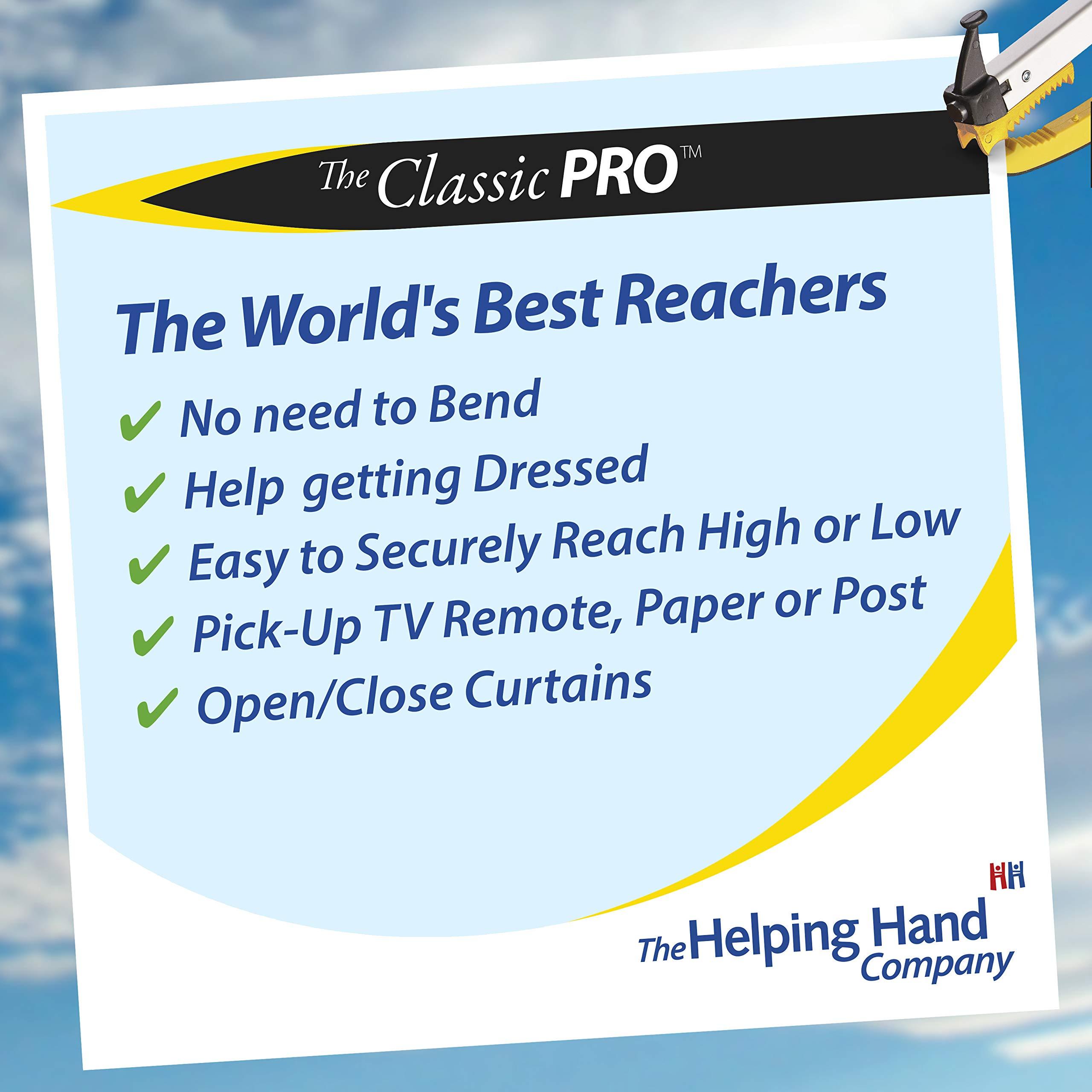 The Helping Hand Company The Helping Hand Company Classic Pro Reacher Grabber 26 inch / 65cm. Long handled grabber stick for elderly, disabled, or anyone struggling when bending and reaching.