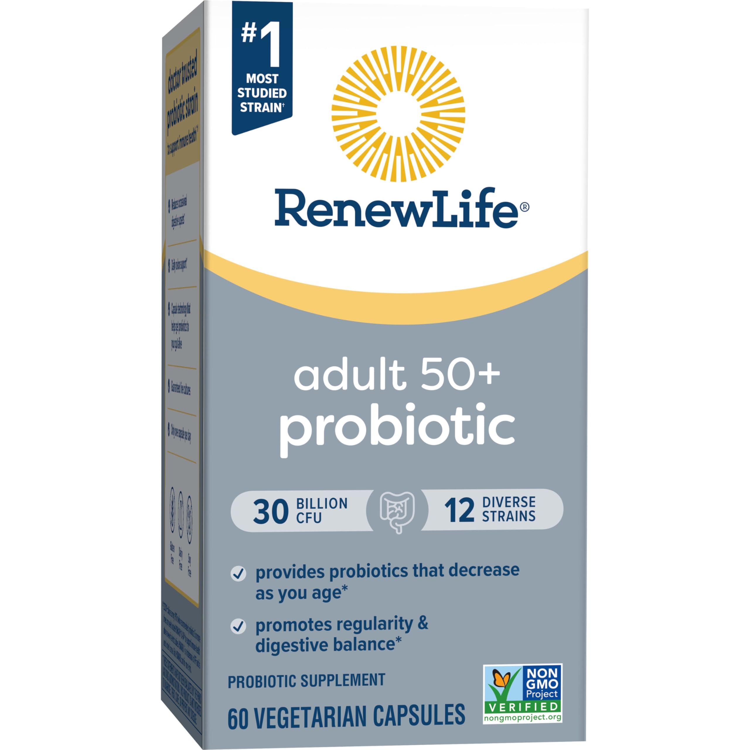 Renew Life Ultimate Flora Senior Formula 30 Billion 60 VegiCaps