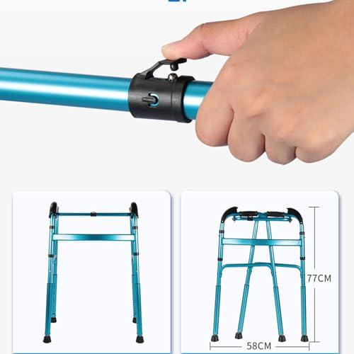 LSRFXF LSRFXF Aluminium Stair Lift Aid Walker, Climbing Stairs Walker, Height Adjustable & Lightweight Walking Mobility Aid for Seniors